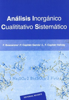 Análisis inorgánico cualitativo sistemático