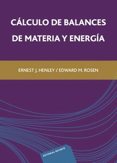 Cálculo de balances de materia y energía