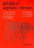 Botánica. Vegetales inferiores